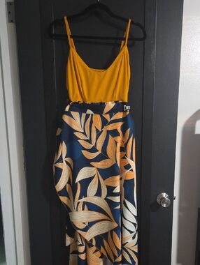 Shein Tropical Wrap Dress
